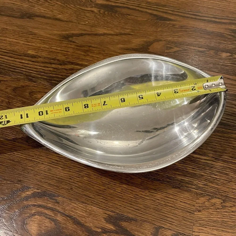 2008 Nambe Aluminum alloy Bowl Designer Todd‎ Myers 11.5